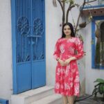 AAYAA FANCY DIGITAL PRINT WESTERN DRESS